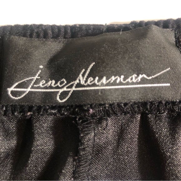 Jeno Newman Black Velvet Pull-On Pants      Womens 12 with Pockets - Picture 3 of 6